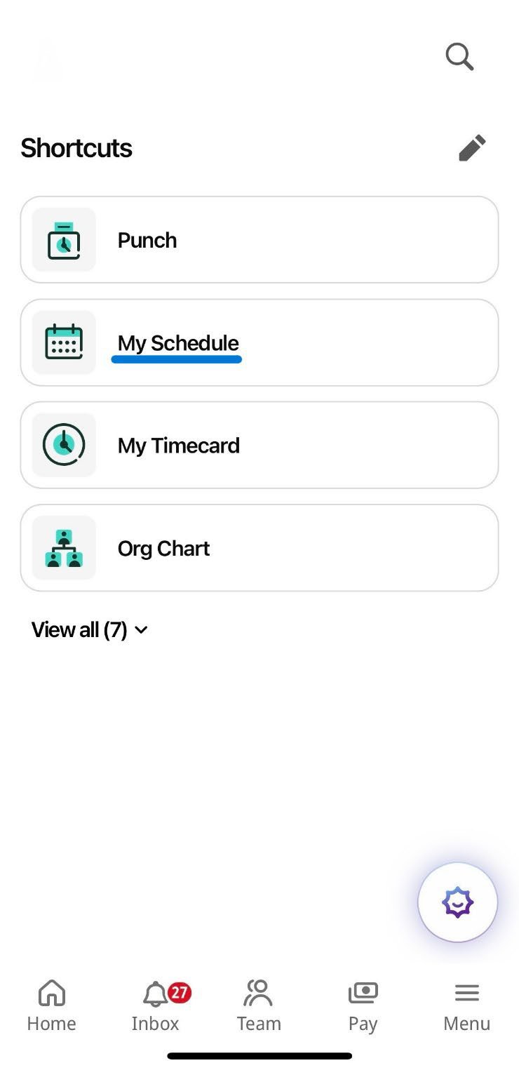 UKG Pro mobile app sign-in screen